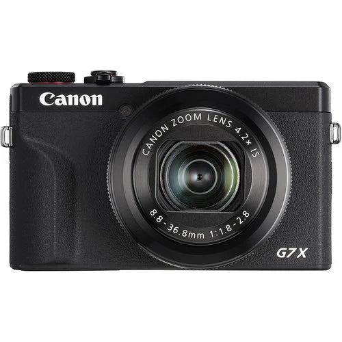 Canon PowerShot G7 X Mark III Digital Camera Black – 20.1MP Compact Camera, 4K Video, Flip Screen, Wi-Fi, Bluetooth, 24–100mm Lens